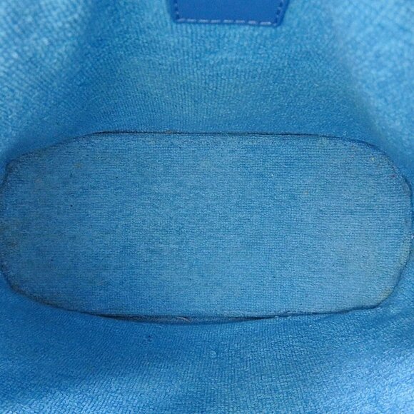 Authentic LOUIS VUITTON Blue and Clear Plastic Handbag Purse - Picture 7 of 8